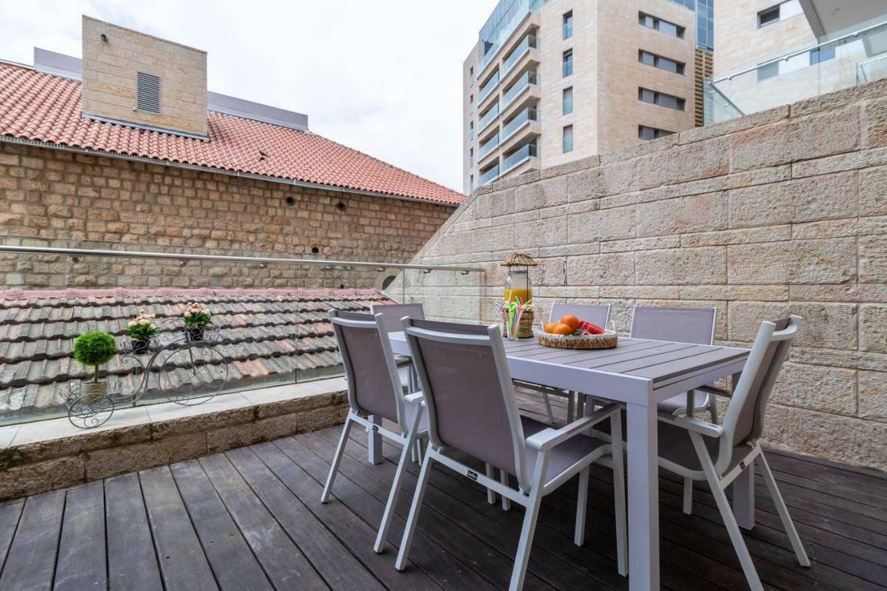 King David Residence Luxury 4 Bd/Pool/Gym/Parking Єрусалим Екстер'єр фото
